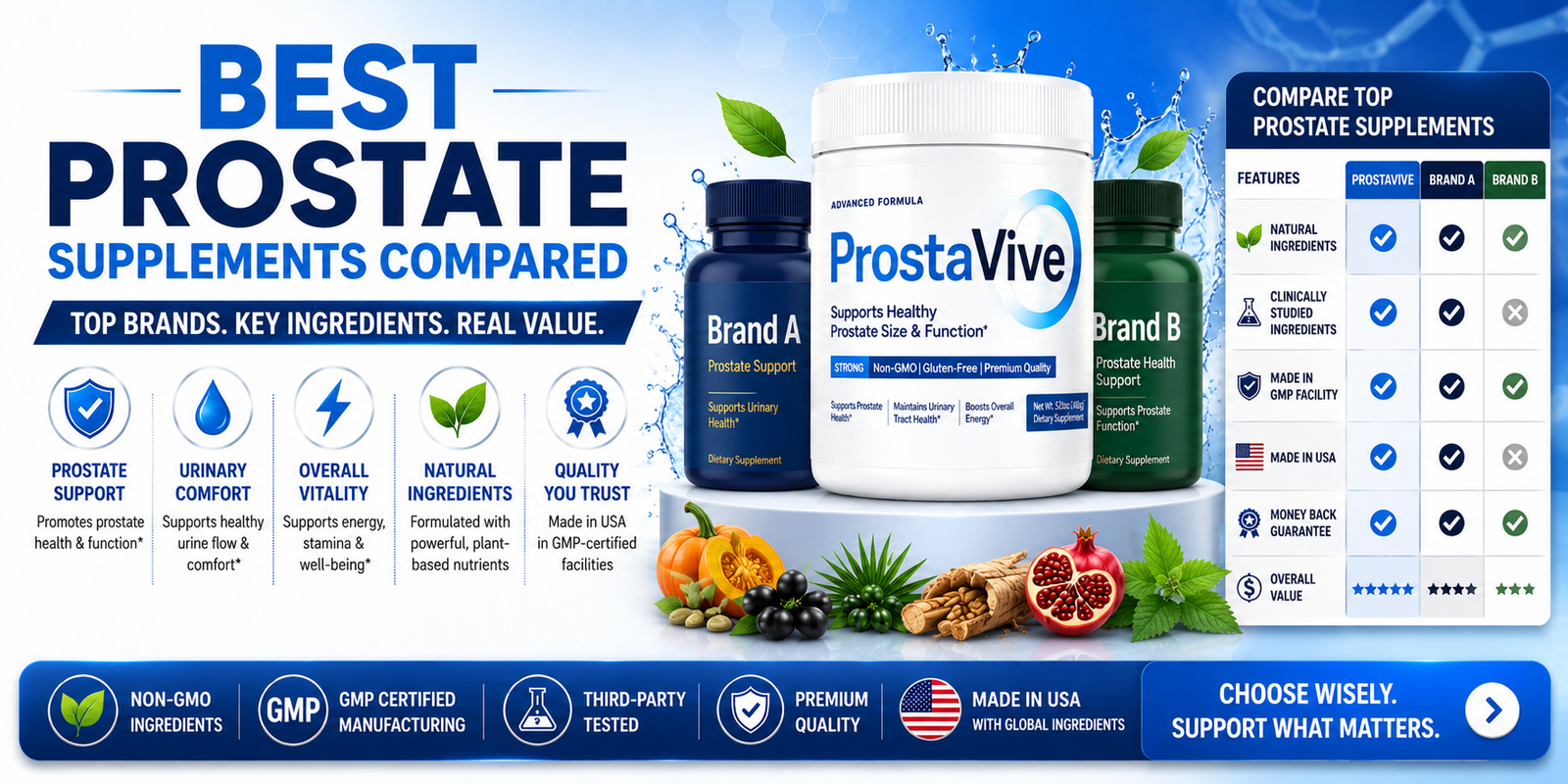 Best Prostate Supplements Compared